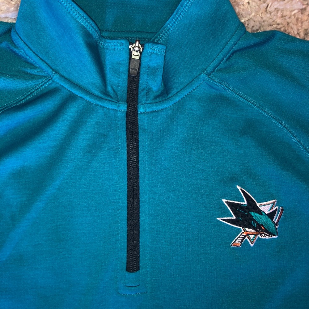 Official NHL San Jose Sharks 1/4 Zip